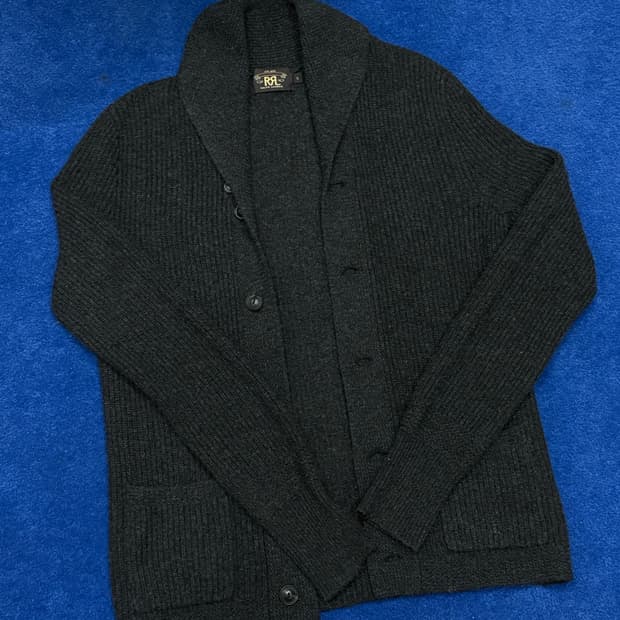 RRL(더블알엘) 숄카라 울 가디건