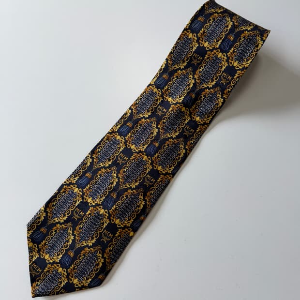 MCM 실크 넥타이 9.2cm