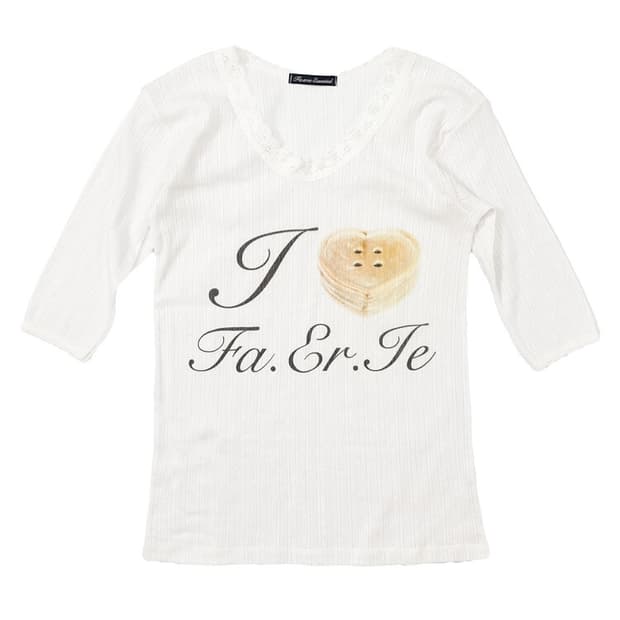 샵페어리 레이스 티셔츠 lace t-shirt