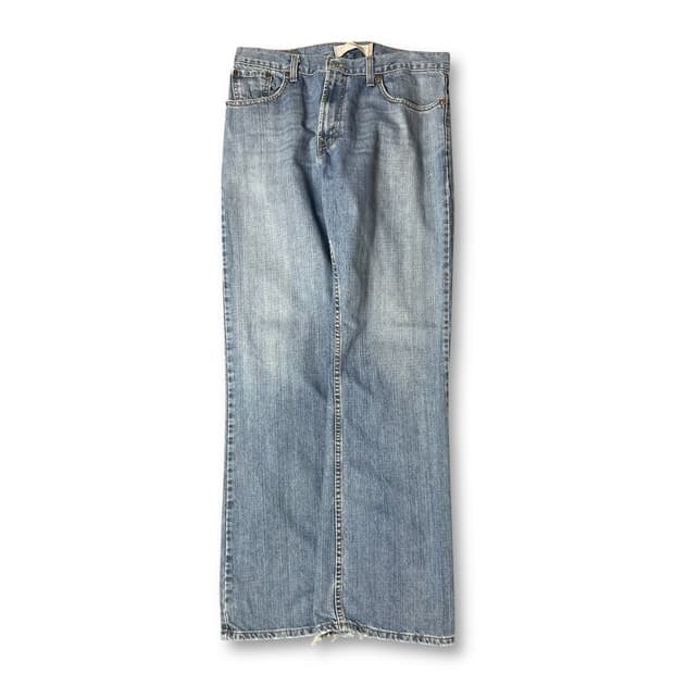 (35) 리바이스 527 로우부츠컷 연청 데님 팬츠