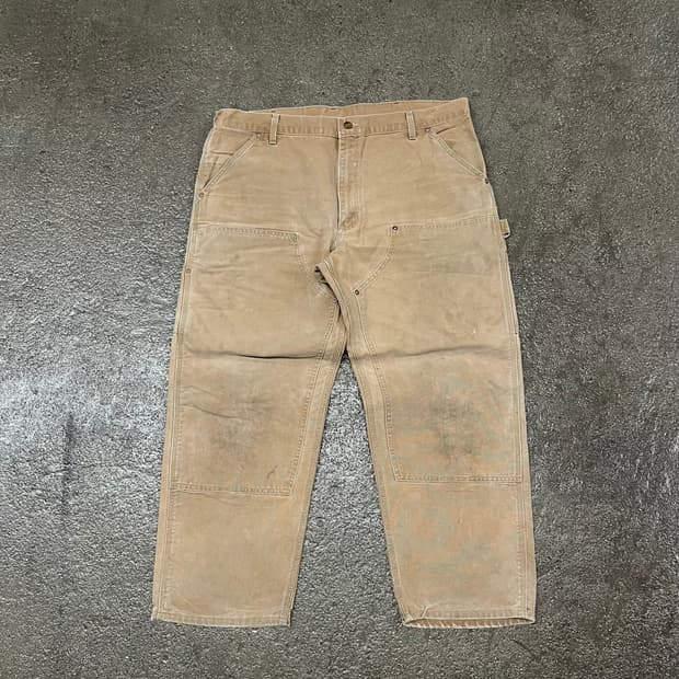 90s 칼하트 더블니 워크 팬츠 (39)