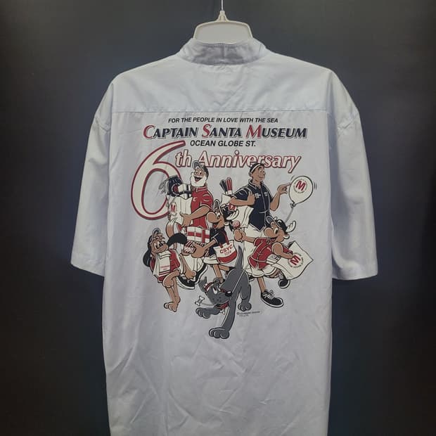 Captain Santa 캡틴산타 빈티지 헨리넥 셔츠