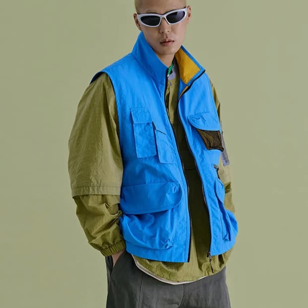 논타입 피슁 택 그대로 달린 새제품메쉬 베스트 고프코어 조끼 (Free)