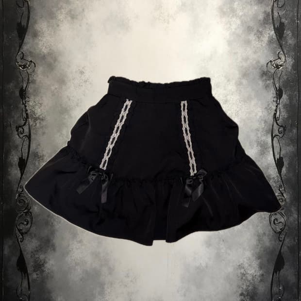 마즈 양지뢰 프릴 리본 스커트 mars