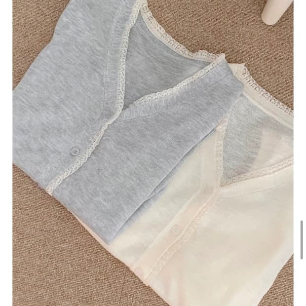 피네 지그재그 가디건