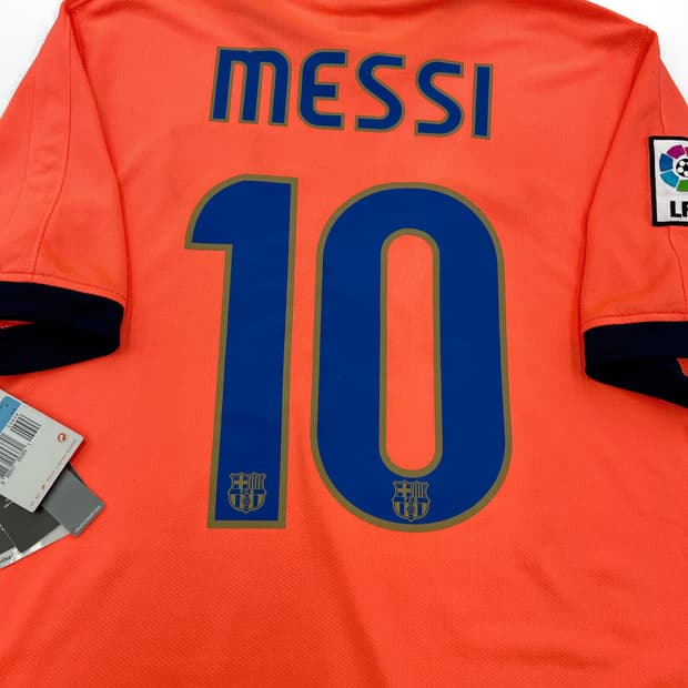 새상품 나이키 09-10 바르셀로나 어웨이 리그킷 리오넬 메시