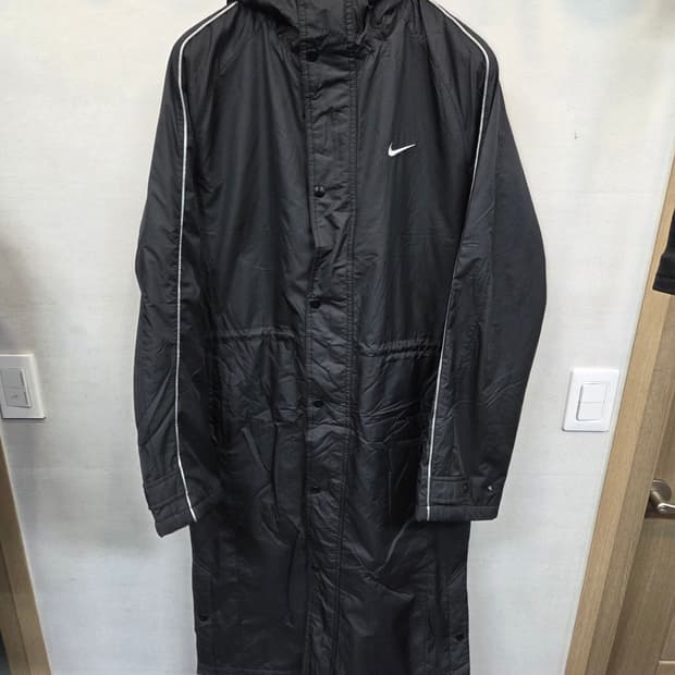 나이키 올드스쿨 빅스우시 셰르파 누빔 벤치자켓 m