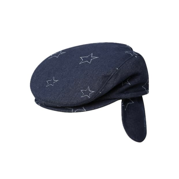 프라블럼올웨이즈 스타리 이어플라이 데님 베럿 헌팅캡