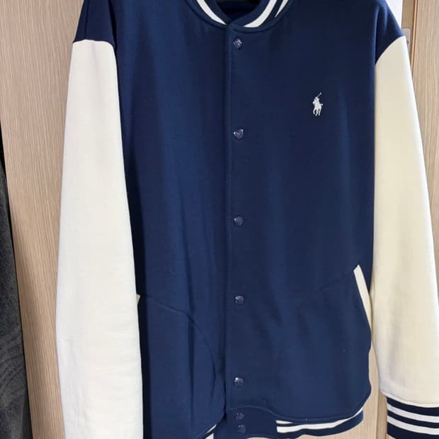 폴로 베이스볼 자켓 XL 민트급