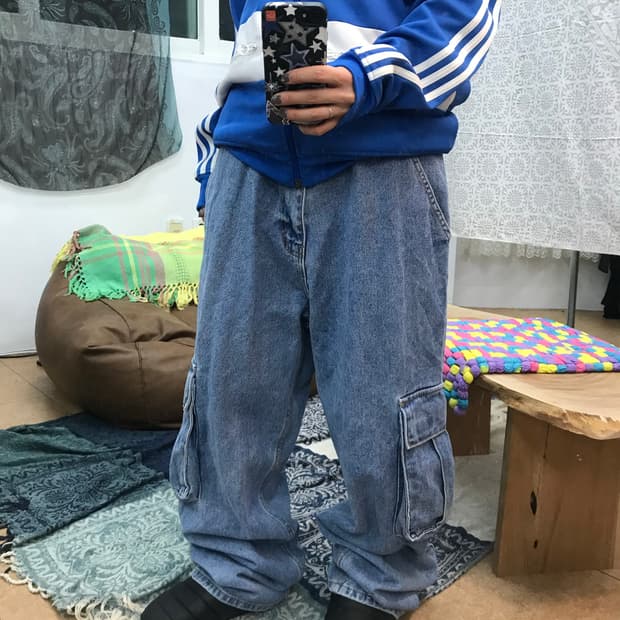 위캔더스 카펜터 데님팬츠