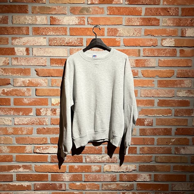 90s USA 빈티지 러셀 플레인 스웻 셔츠 맨투맨