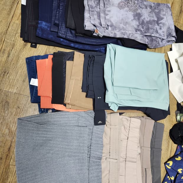 99 빅사이즈 여성 바지 모음