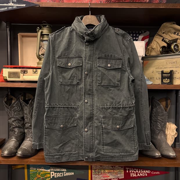 신형라벨 폴로 랄프로렌 USRL 라인 워시드코튼 사파리 자켓 N969