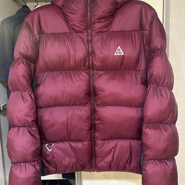 나이키 ACG 루나 레이크 패딩 마룬 맨즈 s