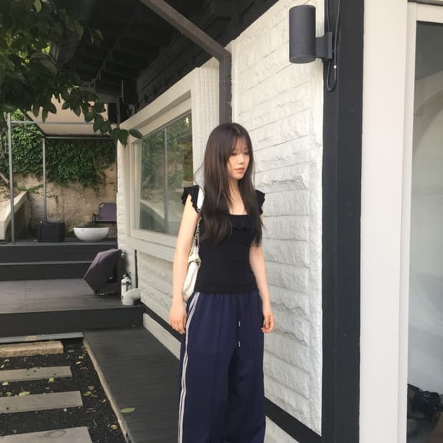 아워캐비넷 아이스트랙팬츠