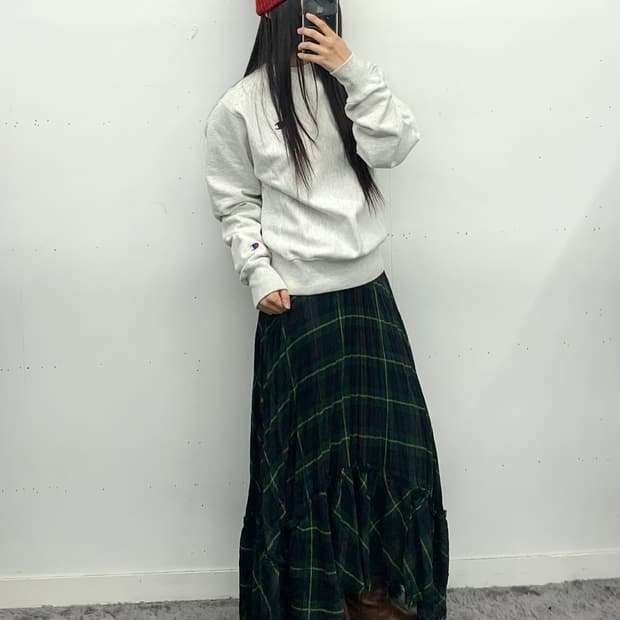 Reverse weave 맨투맨