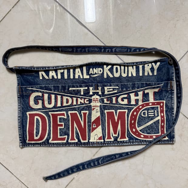 kapital denim 앞치마