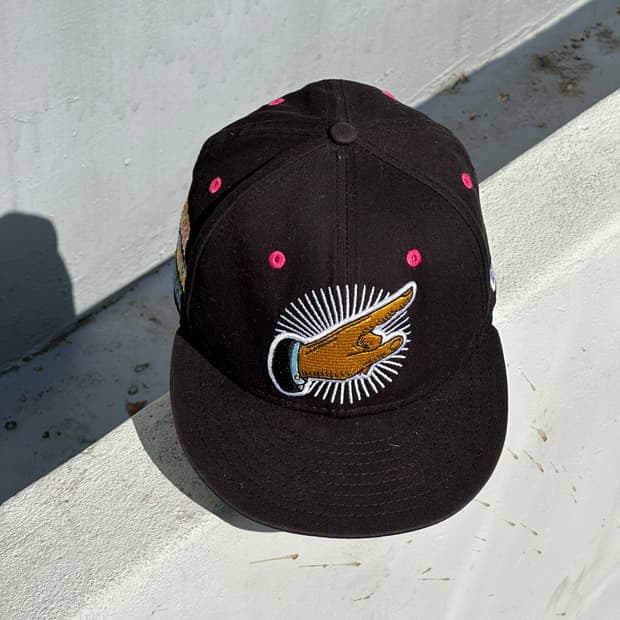 [S-M] 뉴에라 9FIFTY KNOCK 콜라보 스냅백 더허슬