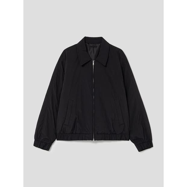 에잇세컨즈 블랙 블루종 자켓 L