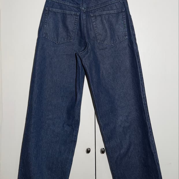 Alexander Wang High Rise Wide Leg Jeans