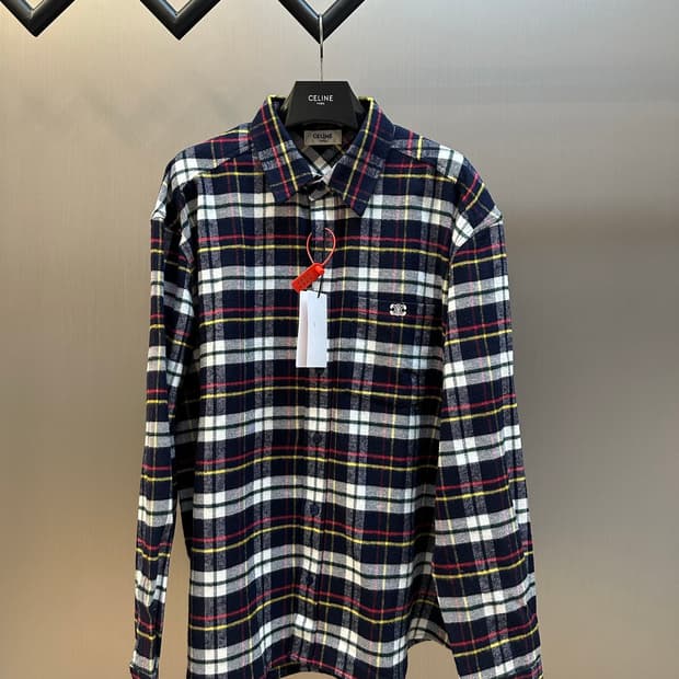 셀린느 체크 남방 105