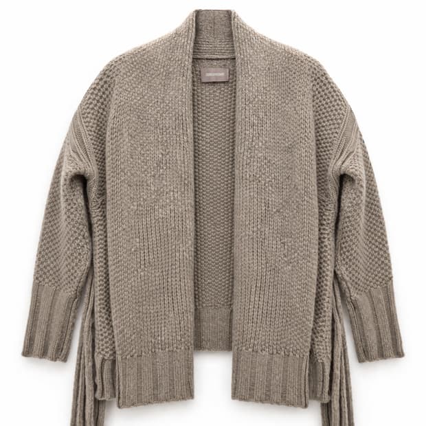 쟈딕 앤 볼테르 숄 가디건 브라운 S