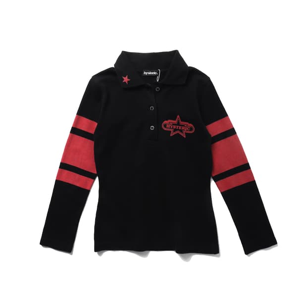 HYSTERIC GLAMOUR Seven Sleeve Polo Shirt