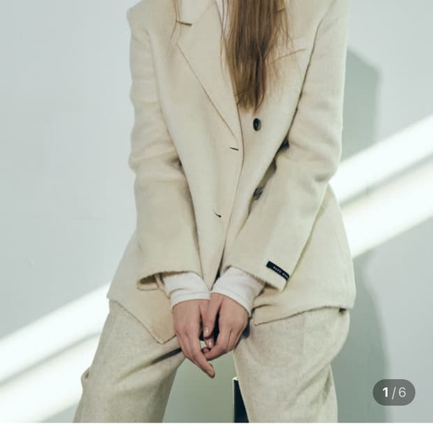 새상품)르네제이 핸드메이드 앙고라자켓