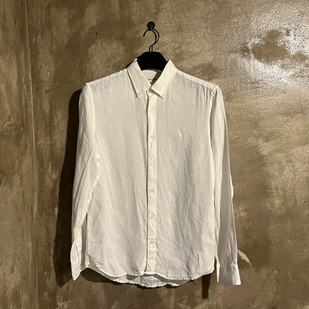 빈폴 린넨 화이트 셔츠