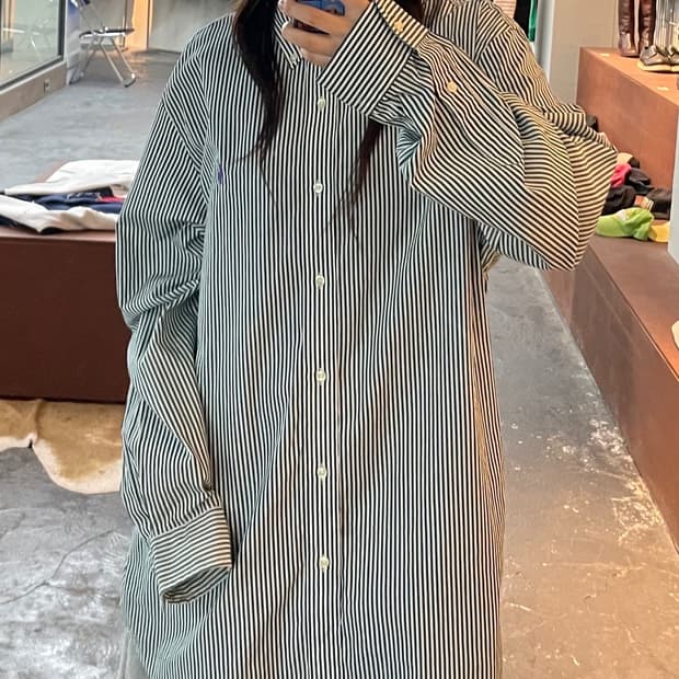 폴로 랄프로렌 클래식 스트라이프 셔츠 H198