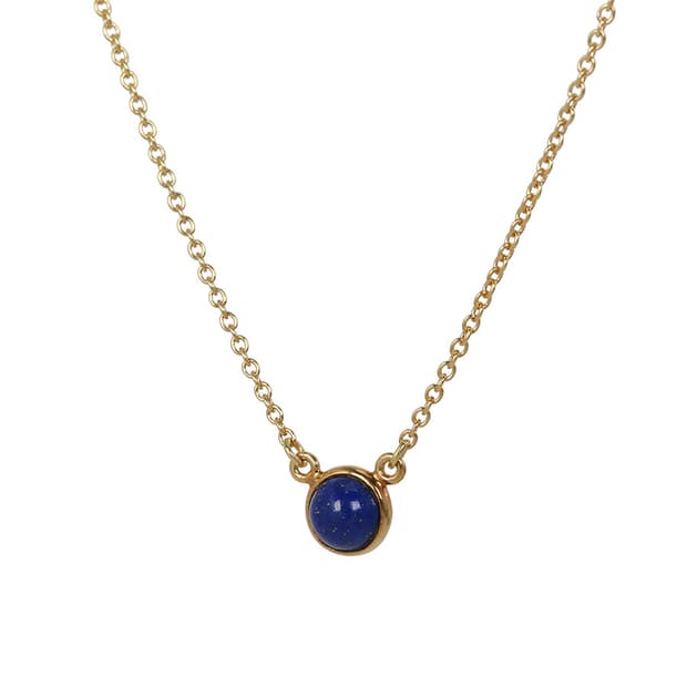 티파니 엘사퍼레티 라피스라줄리 네크리스 18K 옐로우골드 목걸이
