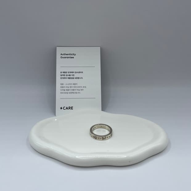 구찌 고스트링 반지 15호 4mm 세척완료
