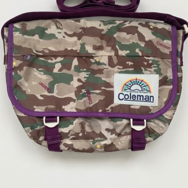 콜맨 카모패턴 크로스백 희귀 빈티지/메신저백