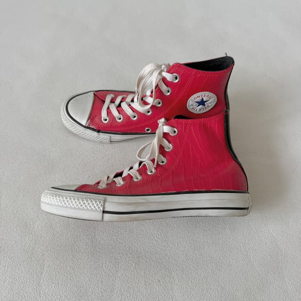 컨버스(Converse) 스투시 크록 레더 하이(13년도 출시,속 깔창X