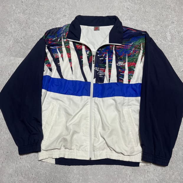 XL 나이키 90s 올드스쿨 바람막이 오버핏 자켓