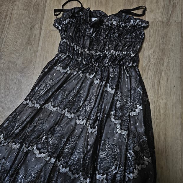 블랙 빈티지 원피스