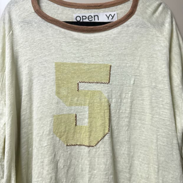 OPEN YY 오픈와이와이 린넨 티셔츠 M