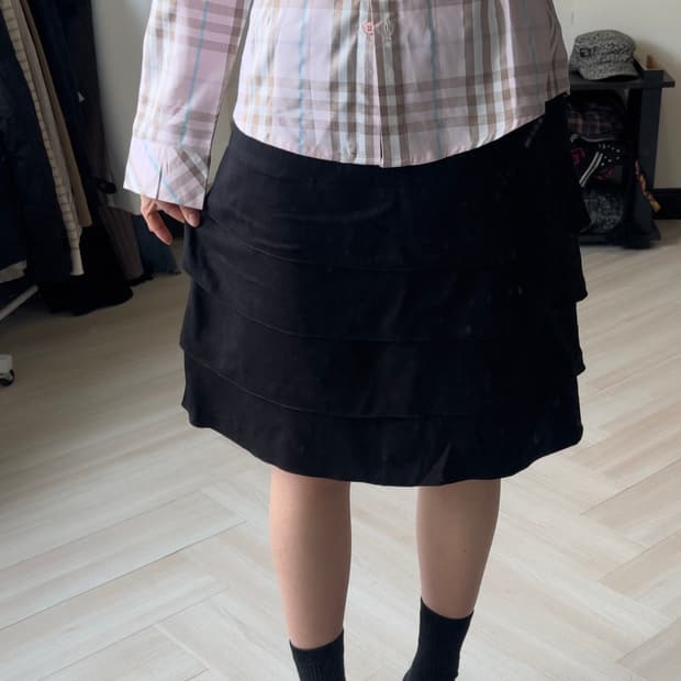 [vtg] cotton puff skirt