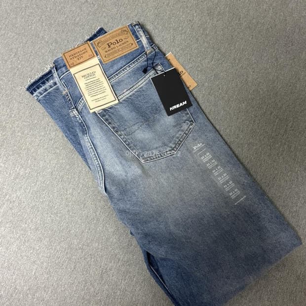 폴로 랄프로렌 스트레이트 페이디드진 33사이즈