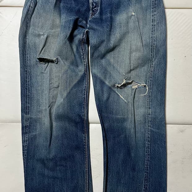 조 맥코이 디스트레스드 901  셀비지 데님