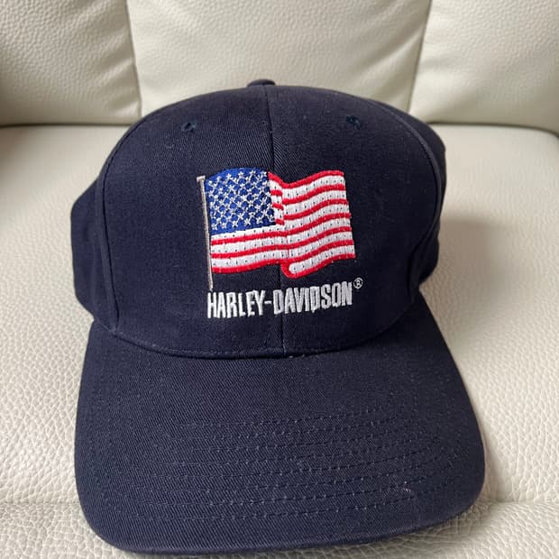 Harley Davidson cap 성조기 불들어옴