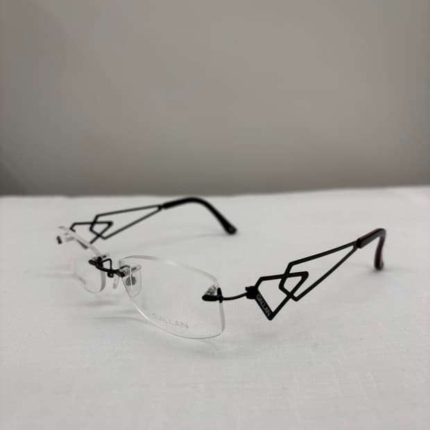 GALLAN 블랙 무테 빈티지안경