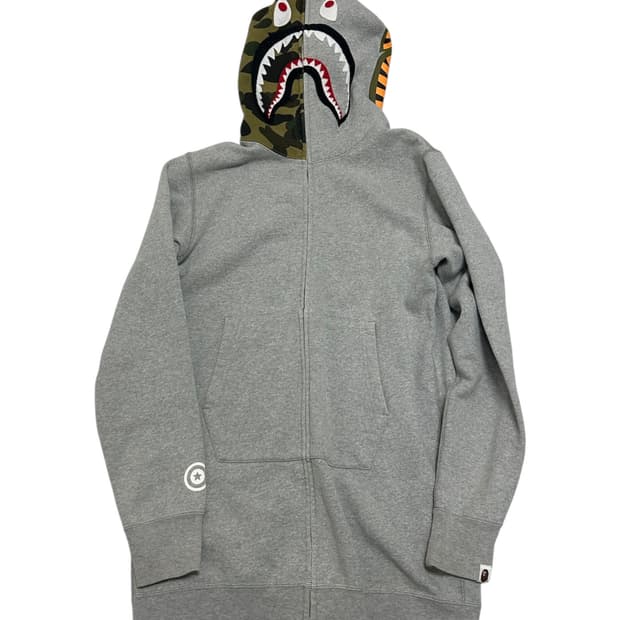 베이프 롱샤크 후드집업