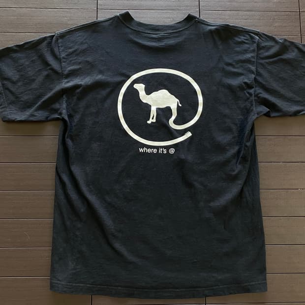 (XL) 90s 빈티지 카멜 프로모 티셔츠