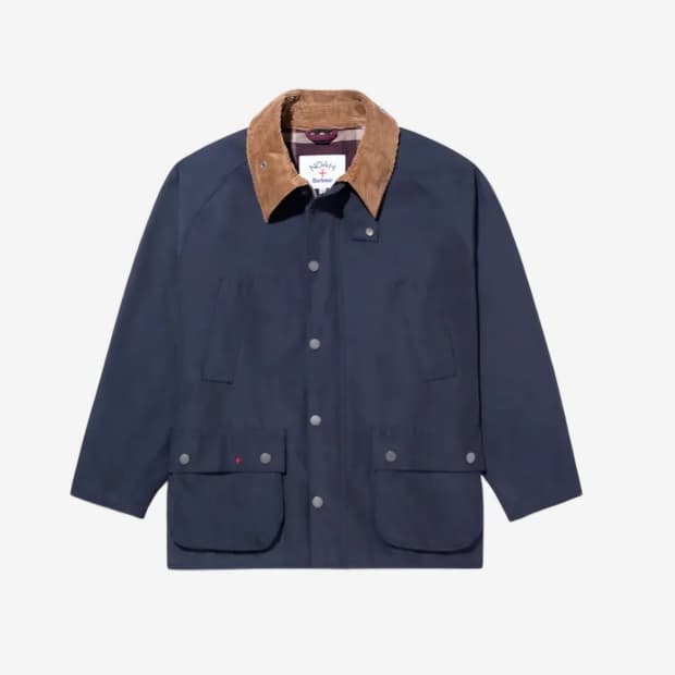 (구매글)노아X바버 비데일 네이비 M