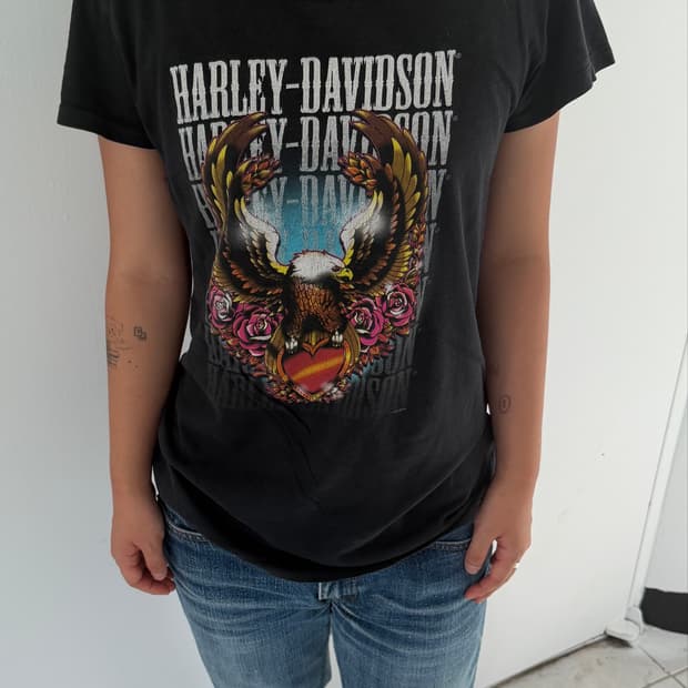 Harley-Davidson Smoky Mountain 이글 로즈 그래픽