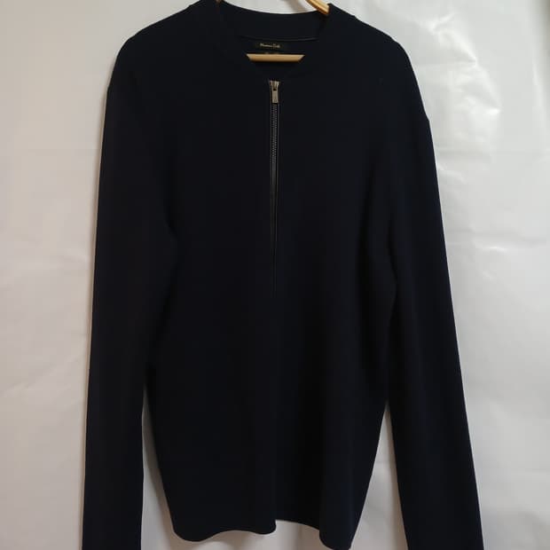 (105,XL)마시모두띠 남성 가디건 네이비