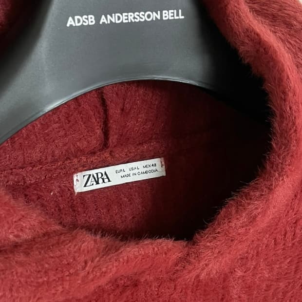 자라 니트 후드 