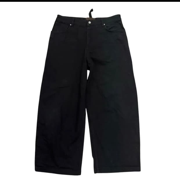 스튜디오 니콜슨 자라 흑청 벌룬 데님 EUR40