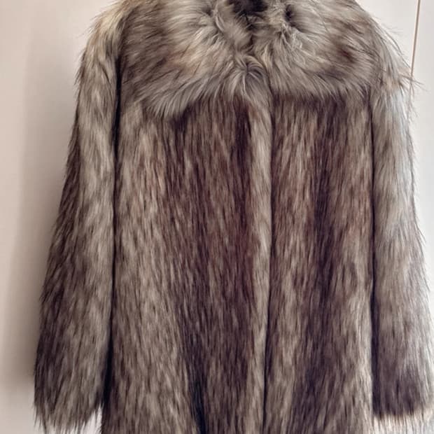 빈티지 퍼자켓 시부야 갸루 유럽 스타일